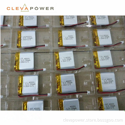 603030 3.7V 500mAh Li-polymer rechargeable battery